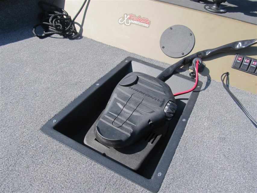 Recessed Trolling Motor Pedal Tray